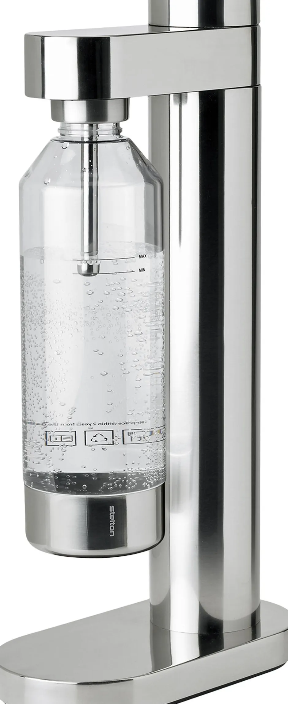 Køkkenmaskiner<Stelton Brus carbonator Steel