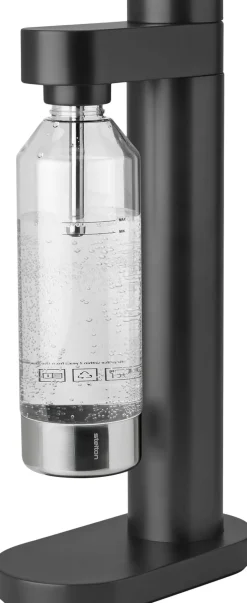 Køkkenmaskiner<Stelton Brus carbonator Black metallic
