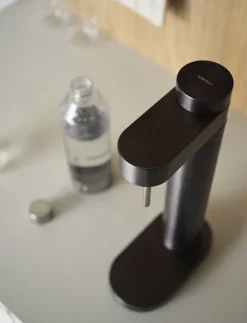 Køkkenmaskiner<Stelton Brus carbonator Black metallic
