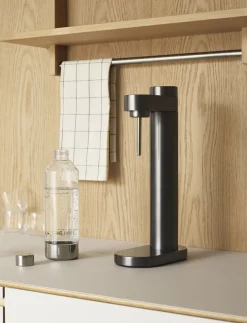 Køkkenmaskiner<Stelton Brus carbonator Black metallic