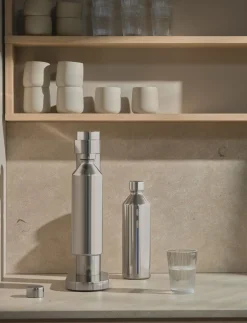 Køkkenmaskiner<Stelton Brus flaske til kulsyremaskine 1.2 l. steel