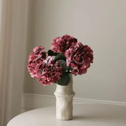 Kunstige Blomster & Træer<Botané Burgundy Hydrangea Flower