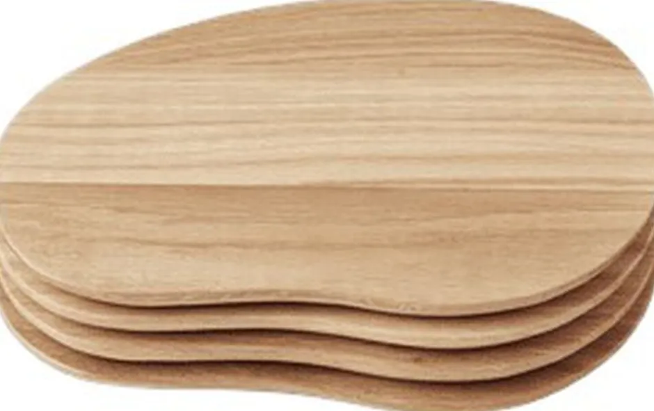 Køkkenartikler<Ferm Living Cairn Butter Boards - Set of 4 - Oak