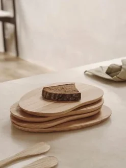 Køkkenartikler<Ferm Living Cairn Butter Boards - Set of 4 - Oak