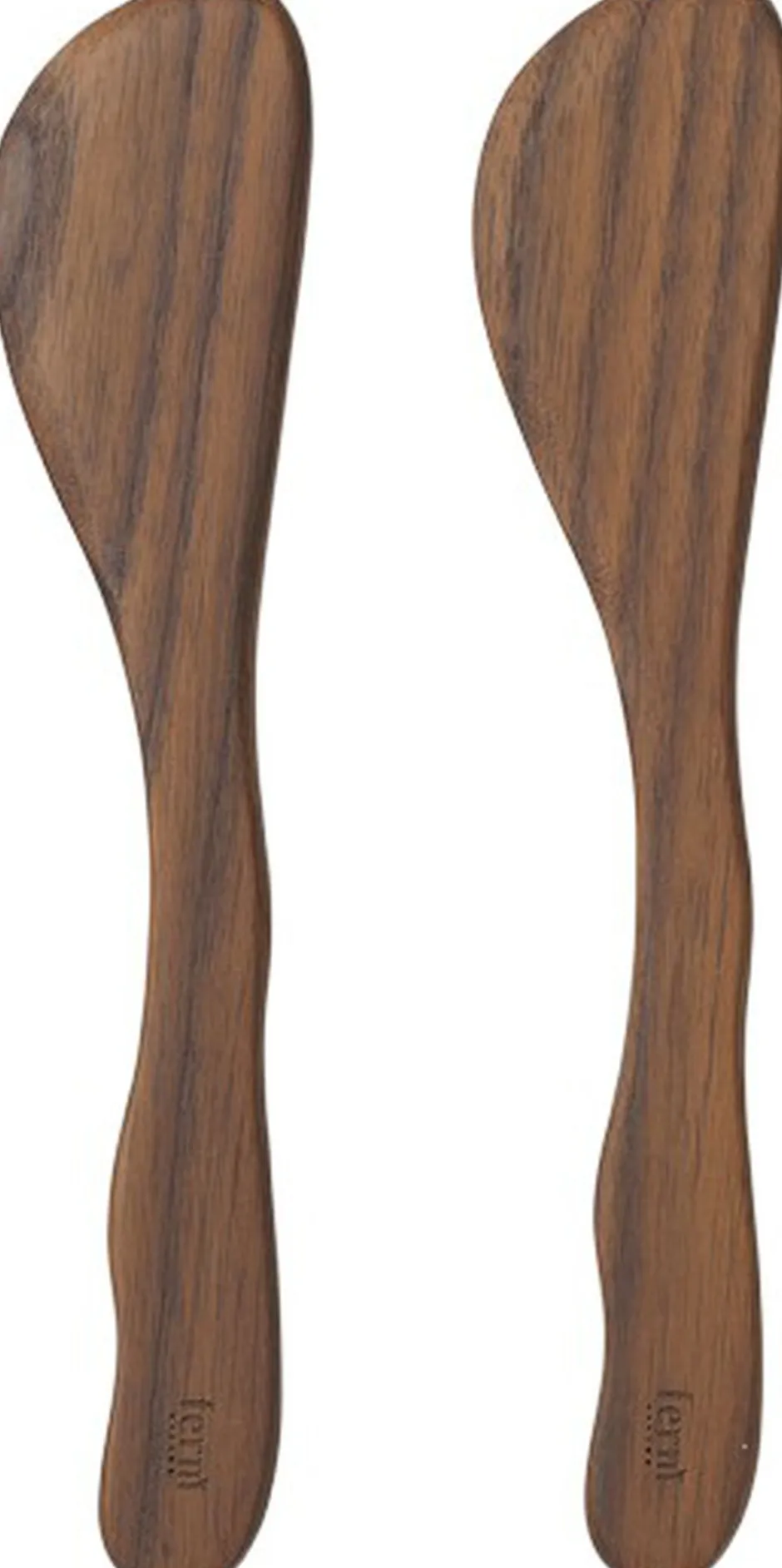 Køkkenartikler|Bestik<Ferm Living Cairn Butter Knives - Set of 2 - Dark Brown