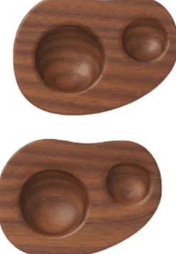 Tilbehør Til Bordet<Ferm Living Cairn Egg Holder - Set of 2 - Dark Brown