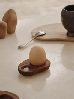 Tilbehør Til Bordet<Ferm Living Cairn Egg Holder - Set of 2 - Dark Brown