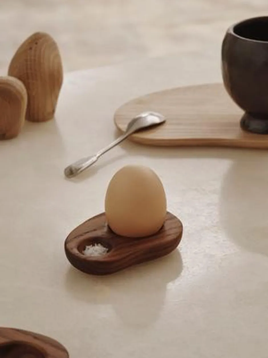 Tilbehør Til Bordet<Ferm Living Cairn Egg Holder - Set of 2 - Dark Brown