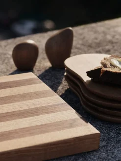 Køkkenartikler<Ferm Living Cairn Salt and Pepper Shakers -Set of 2-Dark brown