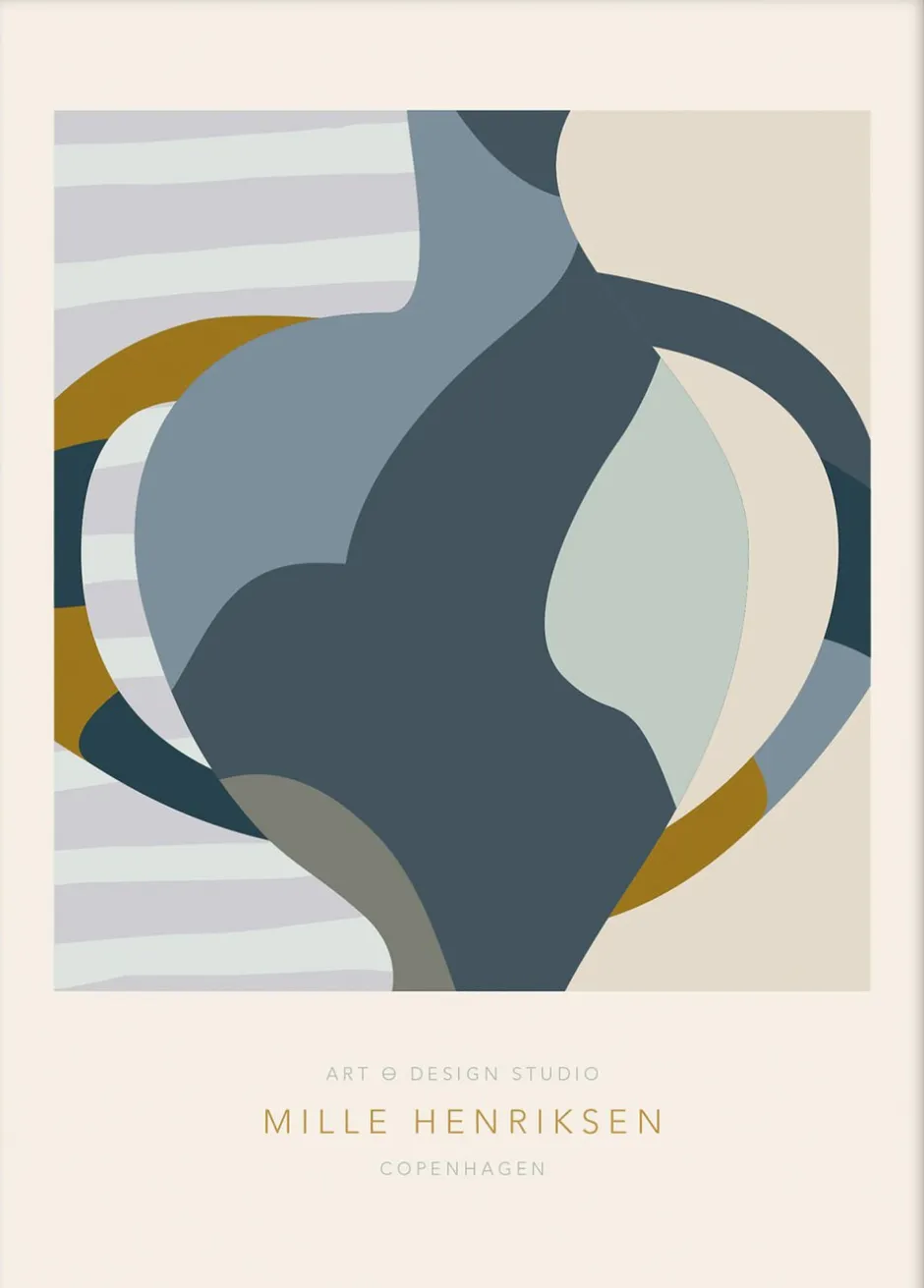 Plakater & Rammer<Poster & Frame Camouflage 03 Blå
