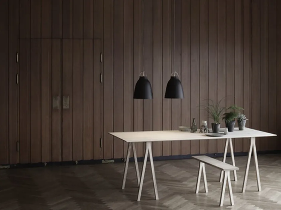 Pendler<Fritz Hansen Caravaggio P2 Black, matt
