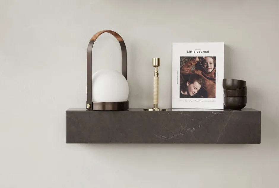 Trådløse Lamper<Audo Copenhagen Carrie Portable Table Lamp Bronzed brass