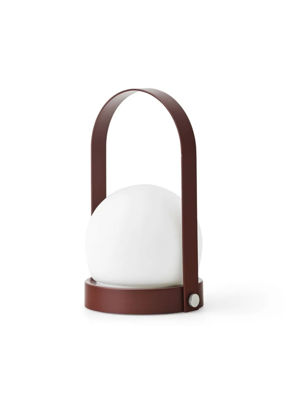 Trådløse Lamper<Audo Copenhagen Carrie Portable Table Lamp Burned red