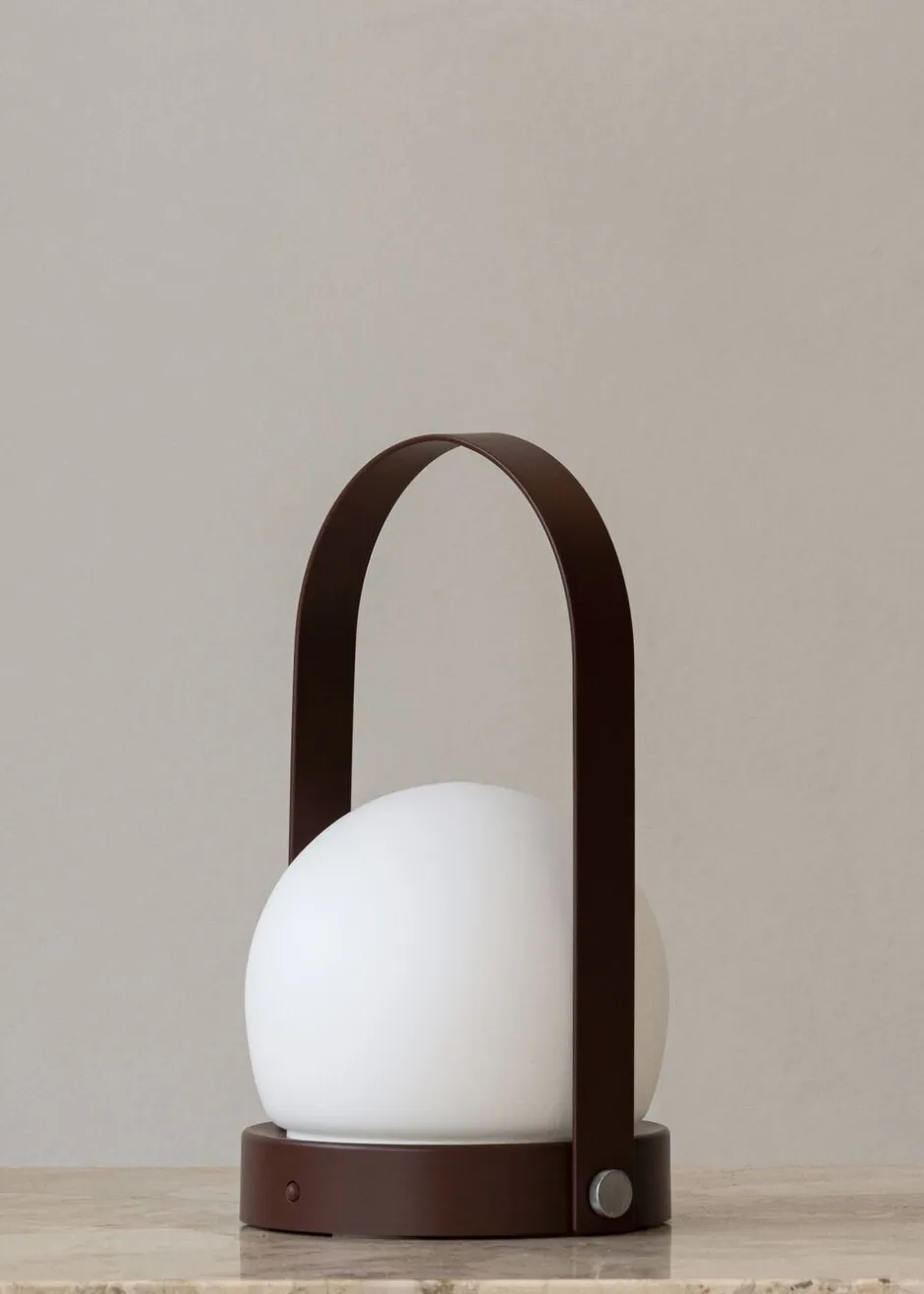 Trådløse Lamper<Audo Copenhagen Carrie Portable Table Lamp Burned red