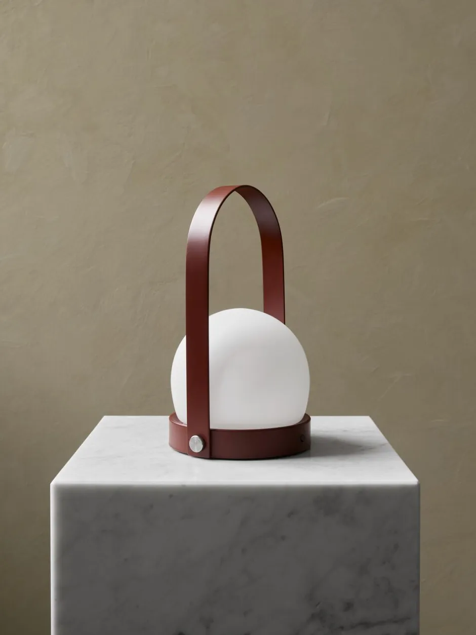 Trådløse Lamper<Audo Copenhagen Carrie Portable Table Lamp Burned red