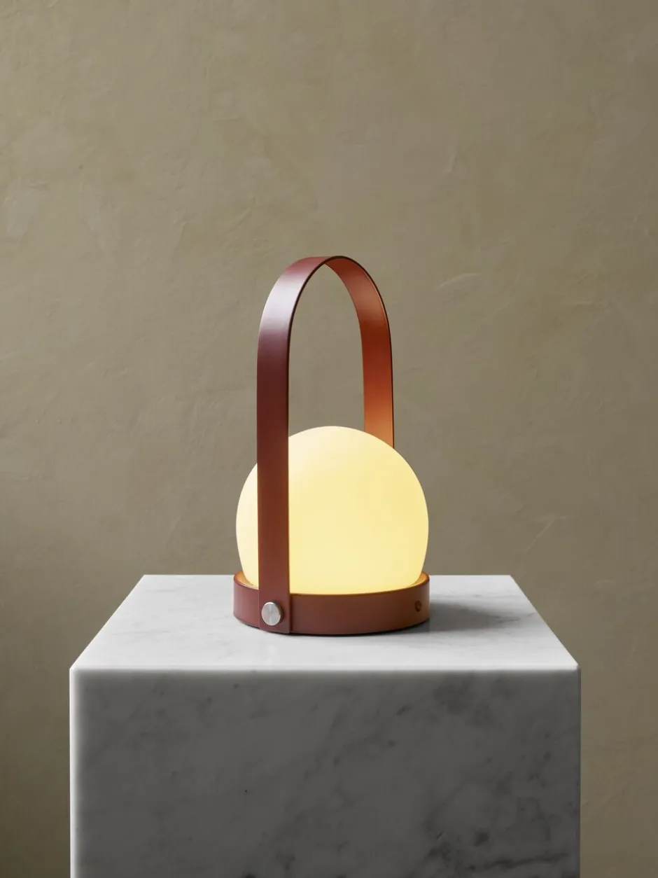 Trådløse Lamper<Audo Copenhagen Carrie Portable Table Lamp Burned red