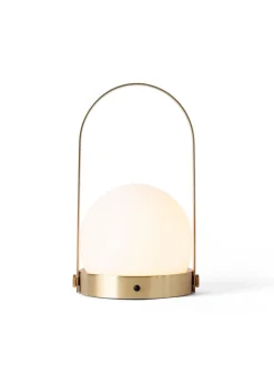 Trådløse Lamper<Audo Copenhagen Carrie Portable Table Lamp Brushed brass