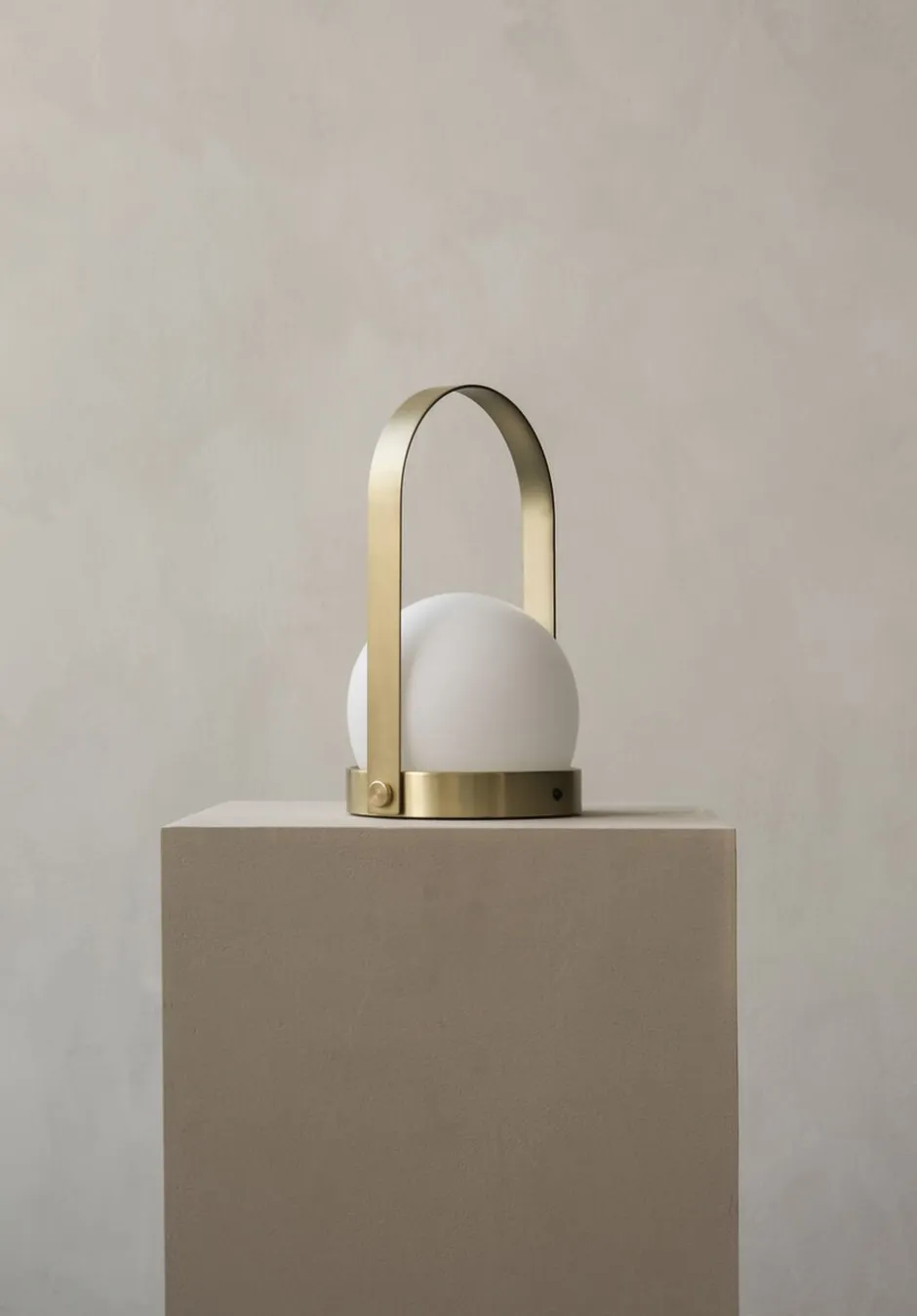 Trådløse Lamper<Audo Copenhagen Carrie Portable Table Lamp Brushed brass