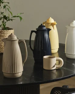 Kaffe & Te<Nordal CARVI Thermos Jug - yellow