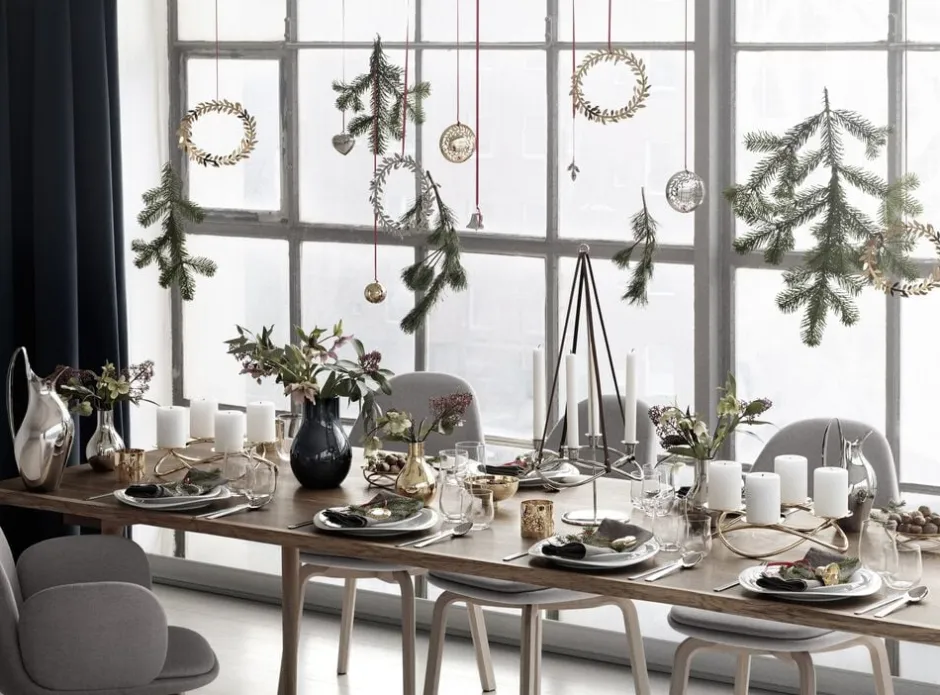 Juletræspynt<Georg Jensen CC 2025 GIFT SET 8 PCS 18 KT GOLD PLATED