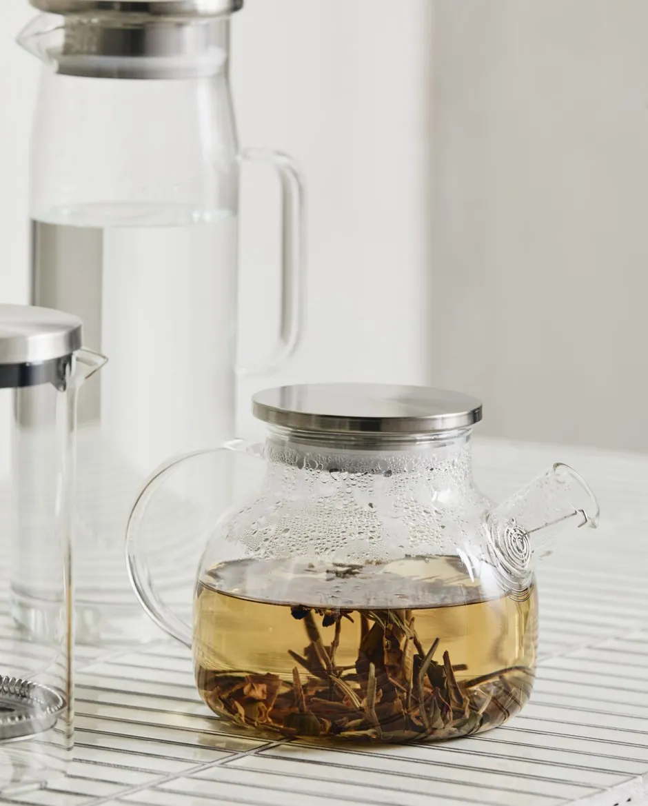 Kaffe & Te<Nordal CELOSIA teapot, glass - clear