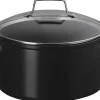 Gryder & Pander<Le Creuset Ceramic Gryde m/låg 24cm 6,0L