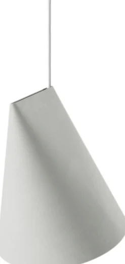 Pendler<Moebe Ceramic Pendant, Wide Light grey