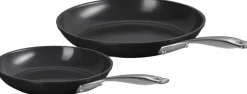 Gryder & Pander<Le Creuset Ceramic Stegepande sæt 24+28cm