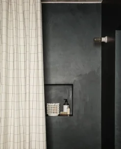 Badeforhæng<Ferm Living Chambray Shower Curtain - Grid