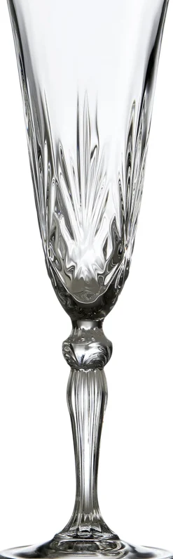 Glas<Lyngby Glas Champagne Melodia 16cl 4 stk.