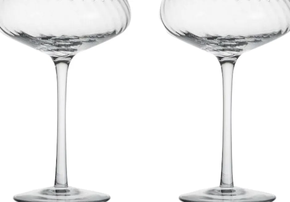 Glas<BYON Champagne saucer Opacity 2pcs/set