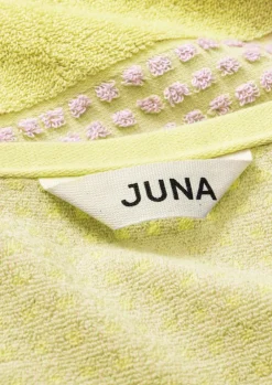 Håndklæder<Juna Check Håndklæde 50x100 cm gul/pink
