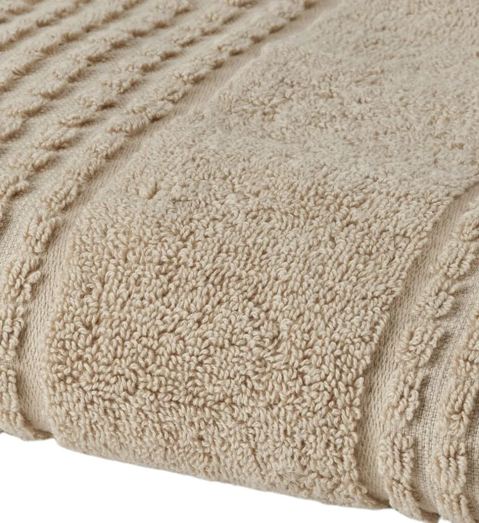 Håndklæder<Juna Check Håndklæde 50x100 cm sand