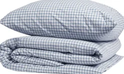 Sengetøj & Lagner<Magasin du Nord Collection Check washed percal Blue/white
