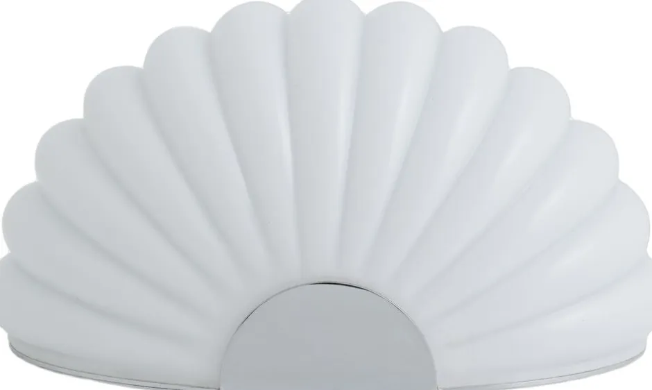 Trådløse Lamper<Nordal CHIA lamp w. chrome finish - white