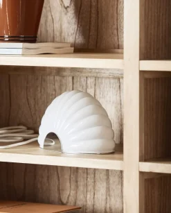 Trådløse Lamper<Nordal CHIA lamp w. chrome finish - white