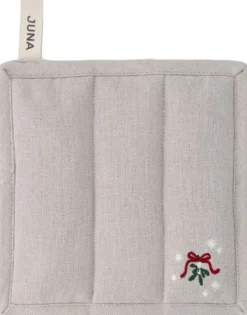 Tekstiler Til Køkkenet<Juna Christmas Fable Grydelapper 22x22 cm sand 1 stk.