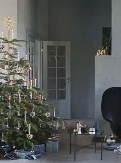 Juletræspynt<Georg Jensen CHRISTMAS MOBILE MISTLETOE 18 KT GOLD PLATED