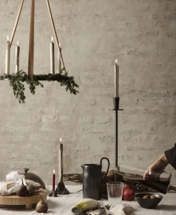 Adventsstager<Ferm Living Circle lysestage adventskrans