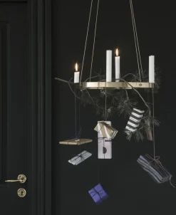 Adventsstager<Ferm Living Circle lysestage adventskrans