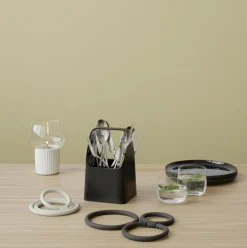 Tilbehør Til Bordet<RIG TIG CIRCLES bordskåner Ø 13 cm black