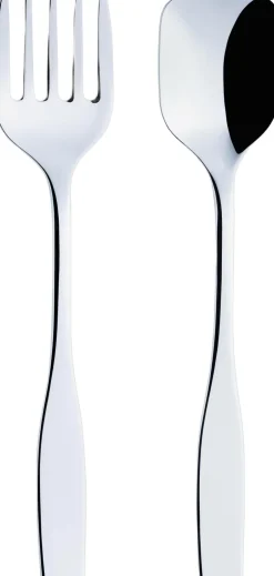 Bestik<Iittala Citterio 98 serveringssæt 2 dele blank