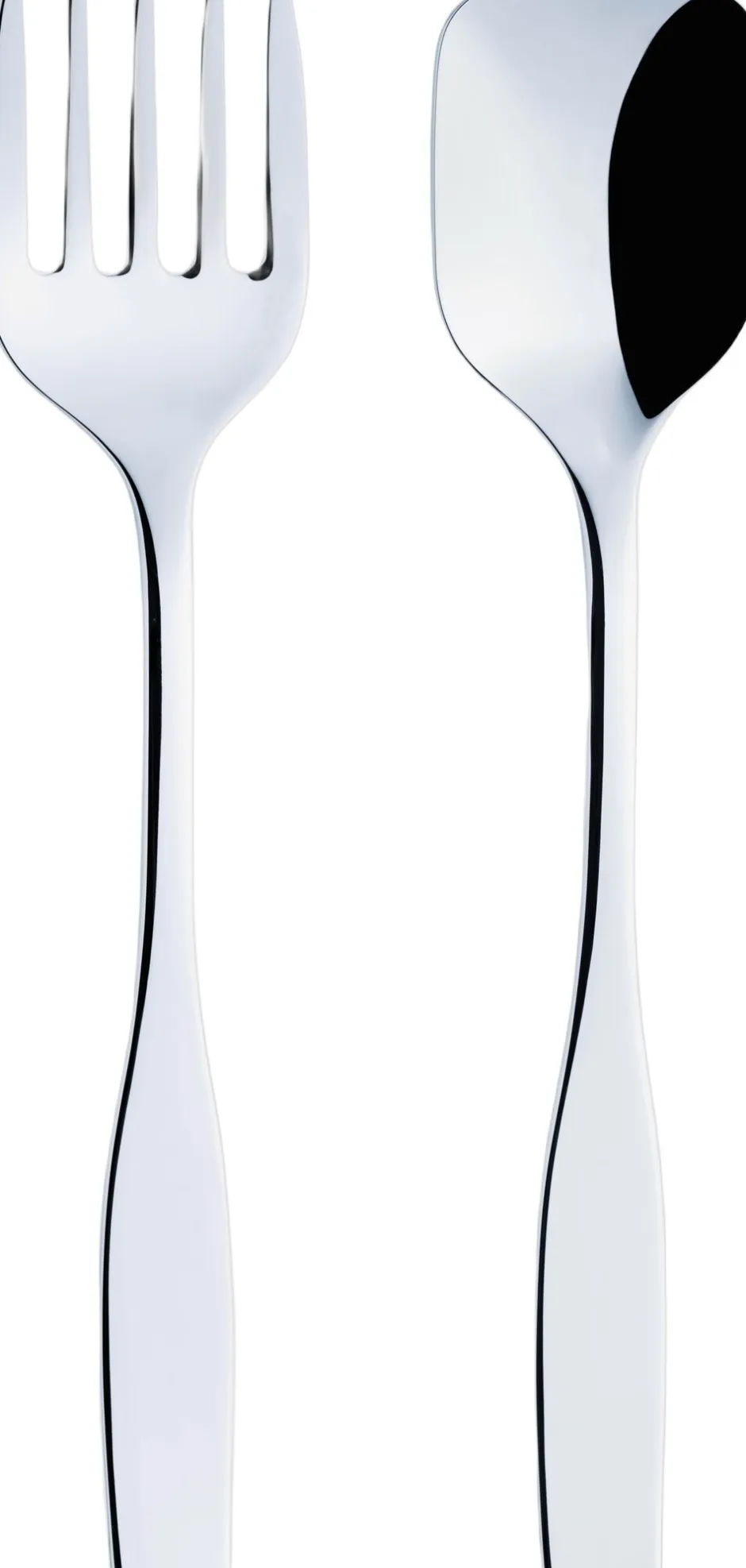 Bestik<Iittala Citterio 98 serveringssæt 2 dele blank