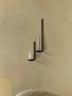 Lys & Lysestager<Audo Copenhagen Clip Candle Holder H34, Wall, Brass