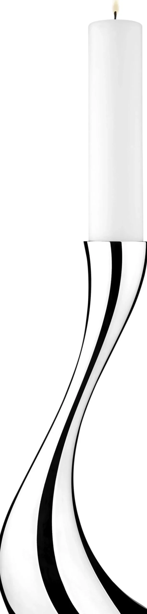 Lys & Lysestager<Georg Jensen COBRA GULVSTAGE LILLE