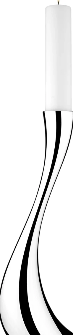 Lys & Lysestager<Georg Jensen COBRA GULVSTAGE MELLEM