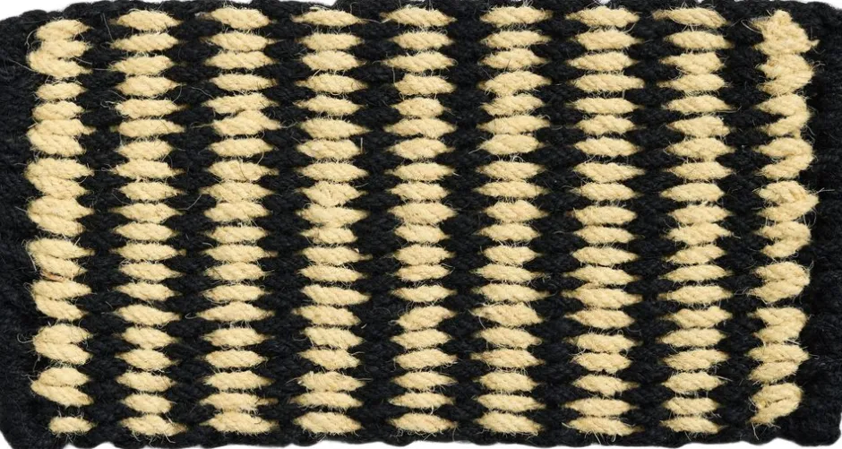 Gulvtæpper<Hay Coco Door Mat-Stripe Wide-Black and white