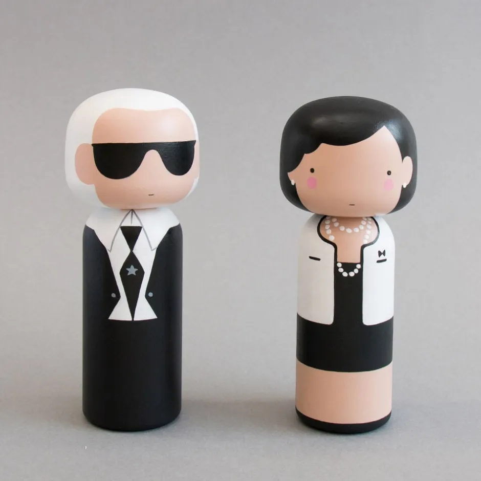 Figurer & Skulpturer<Lucie Kaas COCO håndmalet Kokeshi