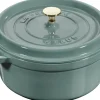 Gryder & Pander<Staub Cocotte 24 cm Eukalyptus Støbejern