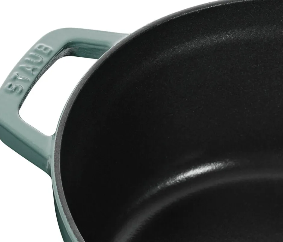 Gryder & Pander<Staub Cocotte 24 cm Eukalyptus Støbejern
